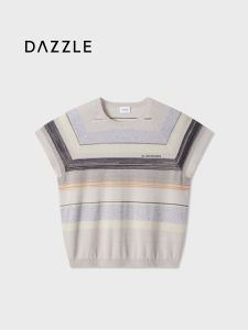 Dazzle | Áo Sơ Mi Dệt Kim Cổ Tròn Tay Ngắn