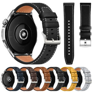 22mm Leather Strap For Zeblaze Vibe 7 Pro/Lite/Stratos 2 3 4 Ultra/Beyond/GTS 3/GTR3/Btalk3 2 Pro GPS Soft Watch Band Bracelets