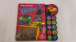 Construction Vehicles 10 Buttons Sound Book For Kids with Exciting Sounds & Interesting Facts