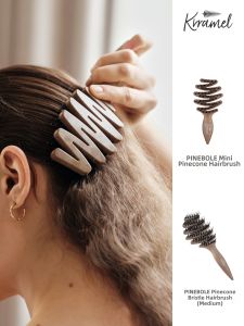 KRRAMEL | Portable Cushion Bristle Comb For Women
