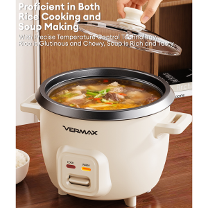 Vermax 1.8L Rice Cooker Drum Type 700W Non Stick Multifunction Electric Cooking Soup Pot Household