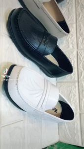 Sepatu Pantofel Wanita Formal.Milton MM 311 Hitam/Putih/coklat/crem