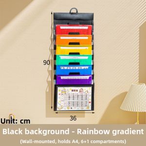 Pastel Color Hanging File Folder A4