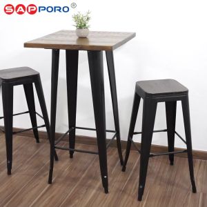 SAPPORO PORVOO - Meja Bar Set | Meja Tolix Set | Bar Table Set