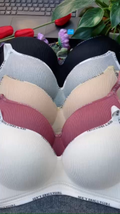 (Rẻ Vô Địch) Combo 5 Áo Lót Nữ Không Gọng Chất Cotton Hàn  Đệm Nâng Đẩy 35cm Tạo Khe Xinh Gợi Cảm T1111