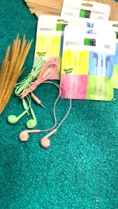Earphone Macaron U-19 - Handsfree Stylish & Murah Meriah