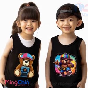 ✅ Caloy ™️🔖 SANDO Pambahay for Kids Boys & Girls White / Black Outfits | Baby to Newborn Sizes 1 to 2 Years Old up to 12 yrs Boy or Girl | Damit Panglakad PamBata 3 4 5 6 7 8 9 10 11 | OOTD Outfit | COD Bargain Sale + Free Shipping - Ming Chin