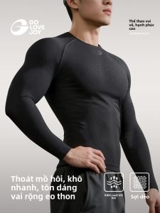 Golovejoy | Áo Chạy Bộ Co Dãn Định Hình Cơ Bắp Khô Nhanh