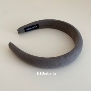 [Hhbaby kr] ที่คาดผมฟองน้ำด้านบนแบบสูงสีชมพูพันทอง Miu ที่คาดผมแนววินเทจแมตช์ชุดง่ายที่คาดผม