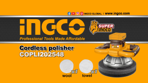 INGCO 20V LI-ION 10" BRUSHLESS POLISHING MACHINE COPLI202548