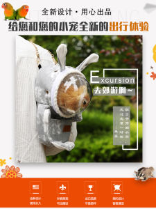 Sugar Glider Diaper Bag Guinea Pig Squirrel Takeaway Bag Xuanfeng Parrot Non-Fan Bag Pet Pygmy Rabbit Bag Cage Heattech