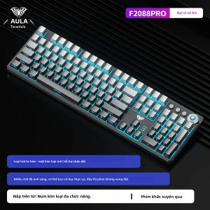 AULA | Bộ Bàn Phím Và Chuột Cơ AULA F2088Pro Có Dây 108 Phím Keycaps In Cạnh Cho Máy Tính Để Bàn Văn Phòng Chơi Game Thể Thao Điện Tử