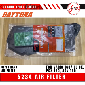 DAYTONA ULRA NANO AIR FILTER P/N 5234 FOR CLICK VARIO 160 PCX 160 ADV 160