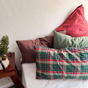 New 2025 Single Person Pure Cotton Pillowcase 48*74cm Full Cotton Pillow Skin Red Green Pillow Cover Bedding Accessories