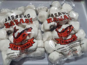 basreng ikan kataji isi 25butir kemasan vakum/bahan baso goreng pedas/bahan baso goreng mercon/bahan baso goreng kering.
