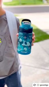 Contigo Kids Gizmo Flip กระติกน้ำเด็กพร้อมหลอดดูด ลายการ์ตูน ขนาด 414 ml.