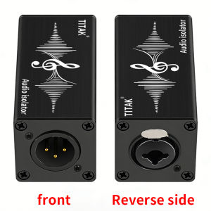 1Pcs Single Channel XLR Balanced Audio Isolator Hum Eliminator Noise Canceller for Live Broadcast Studio Home Theater Sound