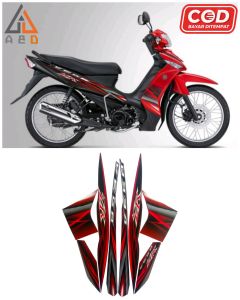 Striping Stiker Lis Les Motor Yamaha Vega ZR 2012 Standar Full Set