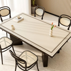 YINSHANG | Oil Water Heat Resistant Easy Clean Rectangular Tablecloth