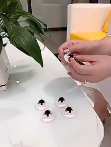 8Pcs Self-Adhesive Casters Plastic Furniture And Storage Box Wheels For Easy Mobility Multi-functional Caster Wheels