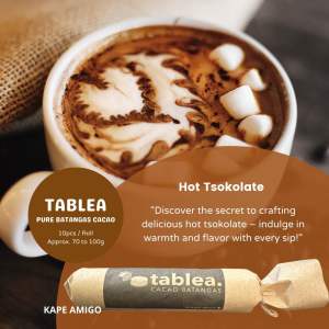 [Kape Amigo] Tablea 100% Pure Cacao Batangas Tsokolate (Unsweetened)