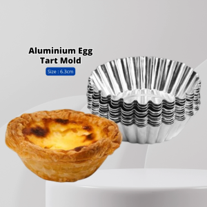 🔥Ramadan Sale🔥 YU Ready Stock Acuan Kuih Tart / Nonstick Thicker Aluminum Egg Tart Mold / Flower Shape Reusable Cupcake and Muffin Baking Cup