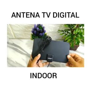 COD Cepat ANTENA TV Digital + BOOSTER DVB-T2 4K High Gain 25dB Spider Pattern Signal Booster Jernih