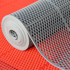 Non-Slip PVC Plastic Floor Mat Outdoor Bathroom Kitchen Commercial Carpet Hollow Waterproof Door Mat Anti-Skid Pad Home Use