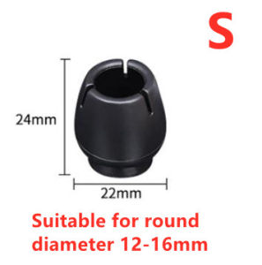16PCS Black Silicone Chair Leg Floor Protectors with Wrapped Felt Bar Stool Chair Leg Caps Furniture Leg Feet Protection Cover
