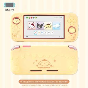 Bộ Vỏ Bảo Vệ Nintendo Switch Lite - Hello Kitty Kuromi Cinnamoroll Thiết Kế Anime Vỏ Silicon Mềm Quà Tặng Dành Cho Người Hâm Mộ
