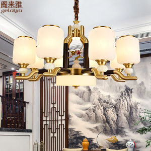 GELAIYA | Neo-Chinese Antique All Copper Large Chandelier