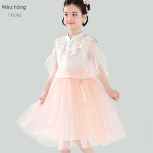 DOMIO | Đầm Công Chúa Phong Cách Trung Quốc Cho Bé Gái