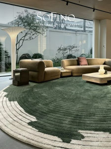 SoFINO | Luxurious Gradient Color Handmade Wool Living Room Carpet