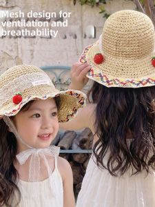 DUBAO | UV Protection Sun Hat Straw Fisherman Hat