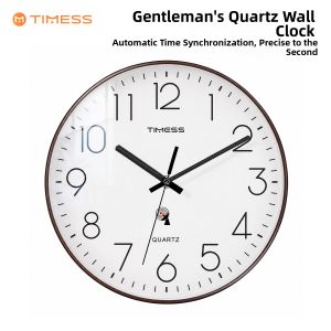 TIMESS | Automatic Time Sync Luxury Silent Wall Clock