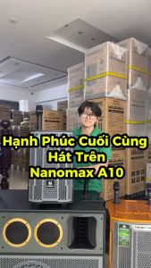 [ TẶNG MIC HÁT] Loa Công Suất Lớn Loa Kẹo Kéo Công Suất Lớn Loa Bluetooth karaoke di độngLoa Nanomax A-10 Bass 25cm. Treble 10cm. Công suất 350w  Cao Cấp - Kèm Điều Khiển Dây Sạc Bảo Hành Chính Hãng 12 tháng