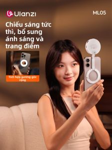 Ulanzi | Đèn Đẹp Di Động Từ Tính Cho Điện Thoại iPhone 17/16