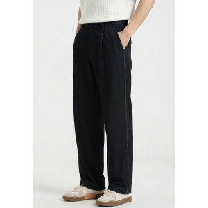 UBV | Business Casual Comfortable Loose Wide Leg Straight Trousers