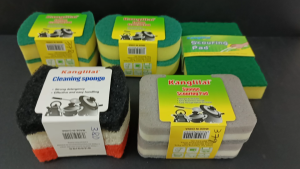 Heavy Duty Scouring Pad with Sponge