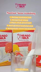 Susu Etawa Bubuk 100% Original Heago Milk Untuk kesehatan Tulang dan Sendi