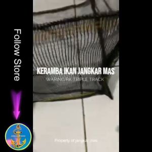 Termurah Berkualitas Keramba Ikan Waring Jaring kotak RK anti Geser Triple Track Berbagai macam ukuran siap pakai
