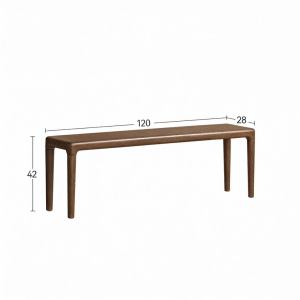 WEISHA | Solid Wood Long Bench