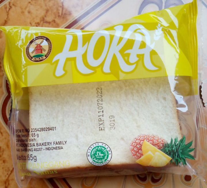 Aoka Roti Panggang Lembut Viral Rasa Nanas