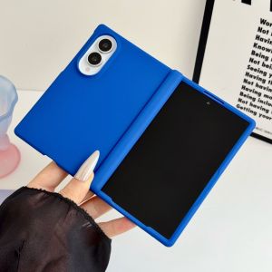 szhaiyu | Slim Skin Fell Hard Case for Samsung Galaxy Z Fold 8 Ultra 8 7 6 5 5G Matte Solid Color Hinge Protection Shockproof Phone Cover