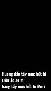 tẩy quần áo mori tẩy mực bút bi trên quần áo chai 100ml