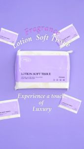FGC Fragrance Eco-Friendly 4-Ply Soft Lotion Tissues Multipack - 10 Bags x 10 Packs x 30 Sheets with Gentle