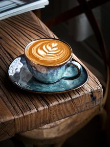 Cốc Cà Phê Retro Gốm Sứ Pha Cà Phê Gốm Pha Cà Phê Pha Cà Phê Gốm Pha Cà Phê Bộ Đĩa Cốc Tinh Xảo Cao Cấp Cổ Điển 250