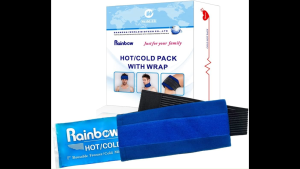 RAINBOW  Soft Cold Pack Ice Wrap Hot Cold Compress Alleviate Inflammation Joint Pain Muscle Soreness Flexible & Adjustable for Shoulder Elbow Foot Ankle Knee Wrist Leg Neck