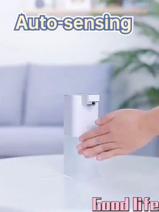 Touch-free Automatic Alcohol Dispenser Hand Sensor Alcohol Spray 400ml USB Charging Soap Liquid Automatic Hand Sanitizer Dispenser for Bathroom