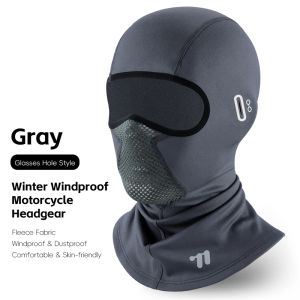 West Biking | WEST BIKING Winter Motorcycle Balaclava Warm Breathable Neck Gaiter Ski Face Mask with Glasses Hole for Cycling Motorbike Skiing